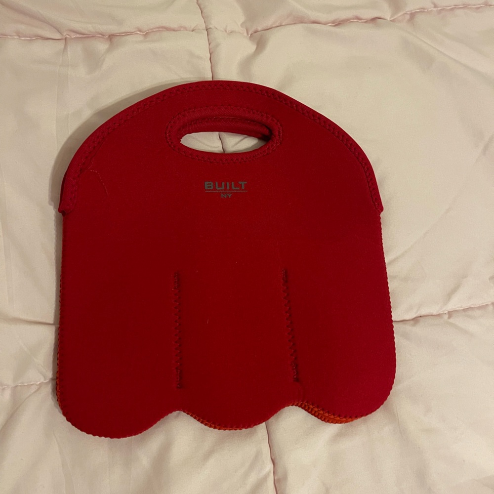 Built Red Neoprene Wine Tote